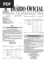 Dodf Edição Extra Nº 9