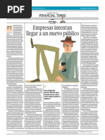 Empresas intentan llegar a un nuevo público