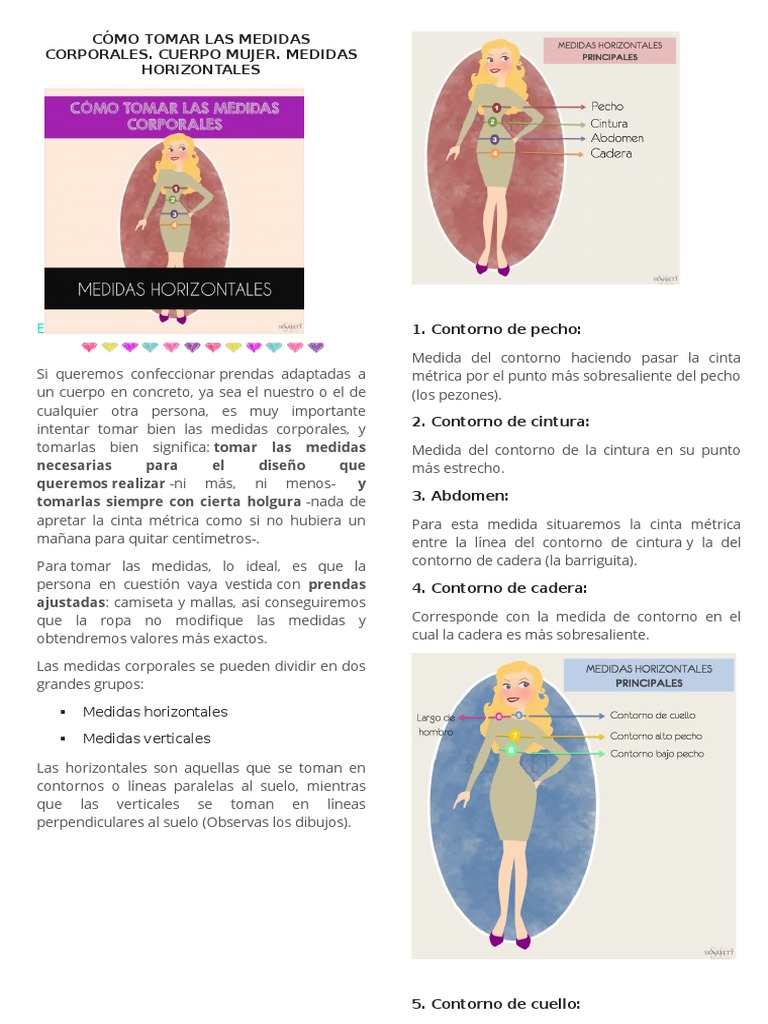 Cómo tomar mis medidas corporales