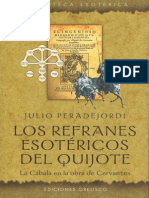 Peradejordi-Los Refranes Esotericos Del Quijote