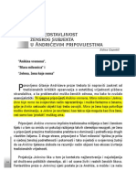 Nepredstavljivost Zenskih Likova Kod Andrica PDF
