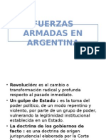 Fuerzas Armadas en Argentina