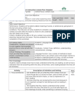 Ccss - Ela-Literacy - Rl.4.1: Direct Instruction Lesson Plan Template