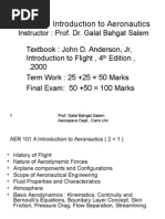 AER 101 Introduction To Aeronautics