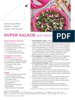 SUPER SALADE aux légumes hachés