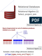 Relational Algebra 1