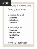 Highway Alignment Principles