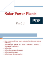 Solar Power Plants Part1