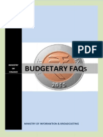 Budgetary FAQs