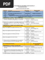 Programa de Reunion Con Tesistas