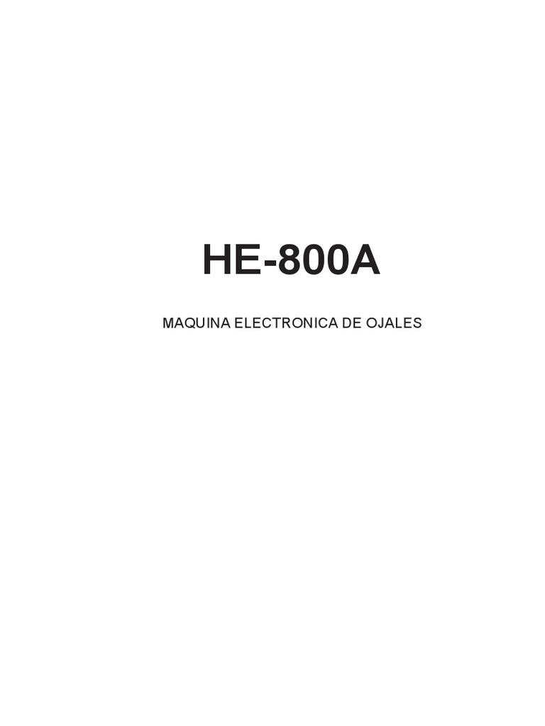 Im He 800a Es 1987 | PDF | Enchufes y tomas de corriente alterna | Tornillo