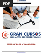 Afo - Respostas Comentadas.