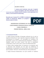 CUESTIONARIO EXAMEN PARCIAL.docx Introduccion Al Derecho