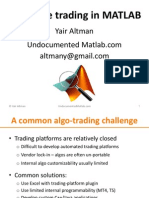 Matlab Real-time Trading Presentation