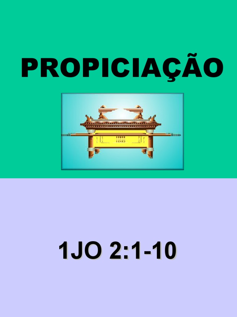 Significado do Propiciatório na Bíblia | PDF | Arca da Aliança | Crença ...