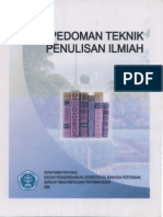 Pedoman Teknik Penulisan Ilmiah PDF