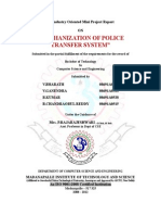 "Mechanization of Police Transfer System": An Industry Oriented Mini Project Report ON