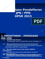 Persediaan JPN Pendaftaran Upsr 2014