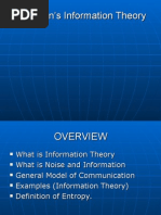 Shannons Information Theory