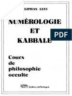 Constant Alphonse-Louis - Numérologie Et Kabbale Cours de Philosophie Occulte PDF