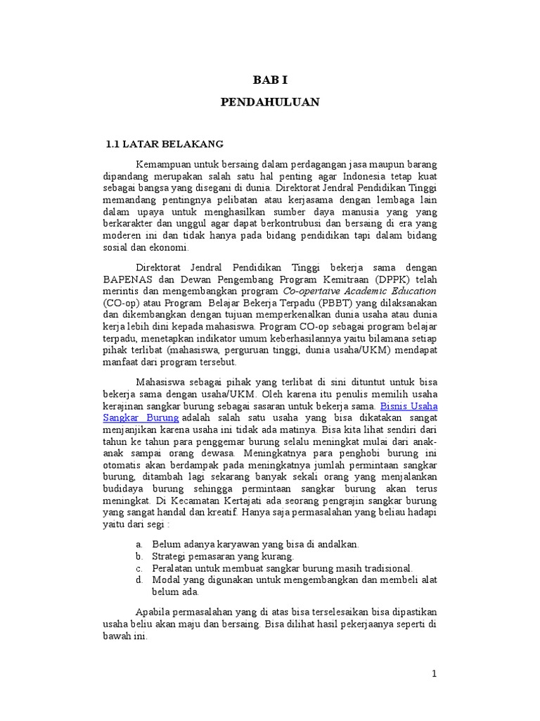Proposal Ukm