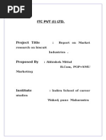 A Project Report On Itc