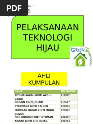 Teknologi Hijau