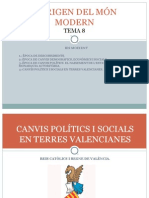 4.- Terres Valencianes Canvis Polítics i Socials