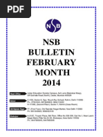 NSB Bulletin Feb. 2014