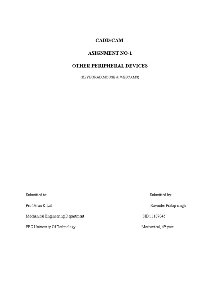 Overview of Computer Peripheral Devices | PDF | Compact Disc | Computer ...