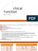 Hierarchical Function: Mohit Patel