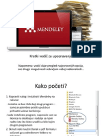 Mendeley Vodic