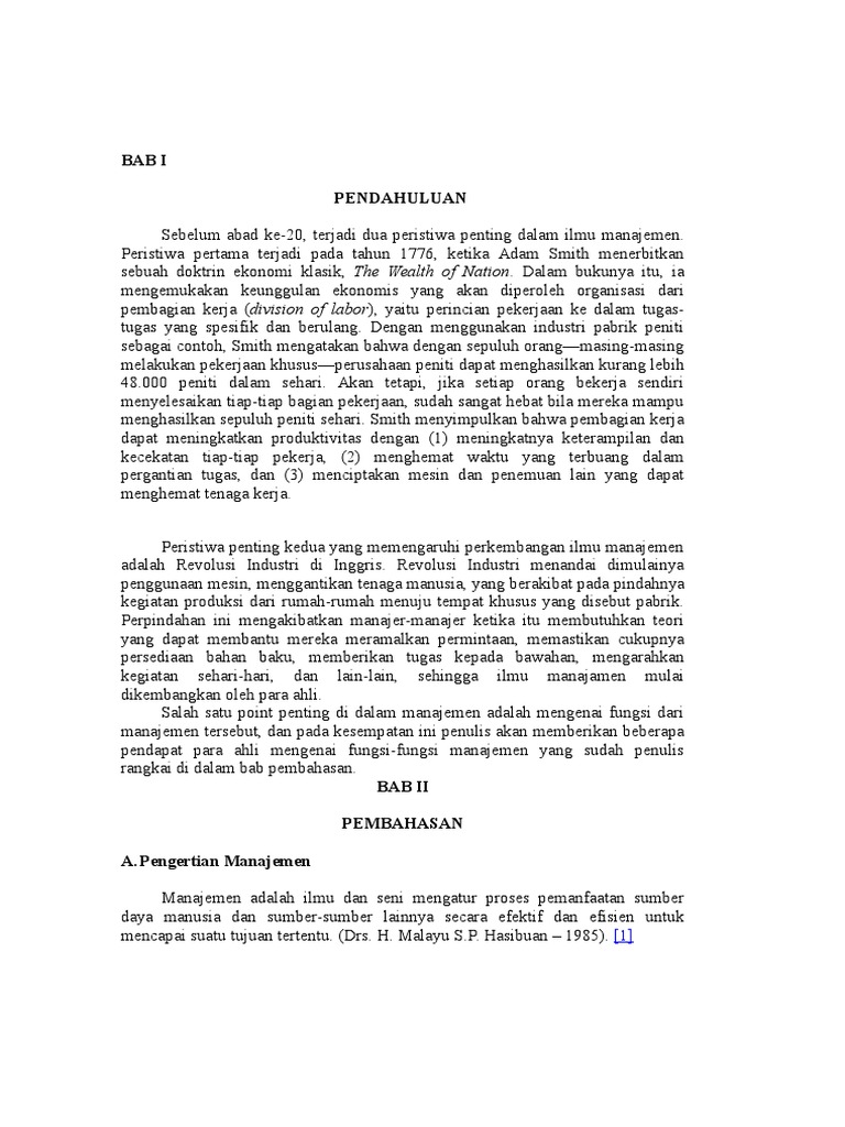 Makalah Pengertian Dan Fungsi Manajemen