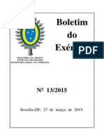 Boletim do Exército no 13/2015