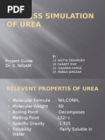 Process Simulation of Urea: Project Guide Dr. S. Nigam