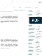 Distinguish between Datagram Packet switching and virtual Circuit switching