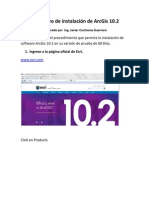 Instructivo de Instalación de ArcGis 102
