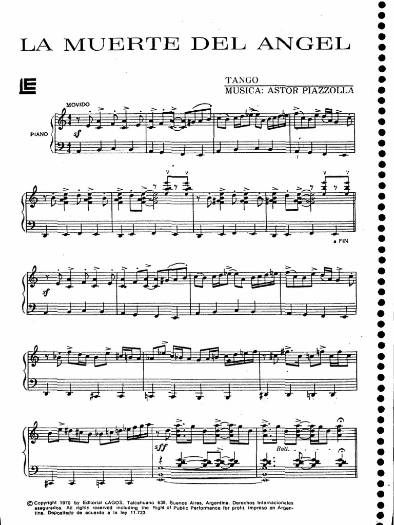 (CD)Muerte Del Angel／Astor Piazzolla La Muerte Del Angel - YouTube