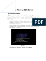 Instalasi Windows 2003 Server