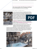 Arrancan Las Obras de Restauración de La Fontana de Trevi _ Actualidad _ EL PAÍS