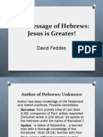 02 the Message of Hebrews-Jesus is Greater