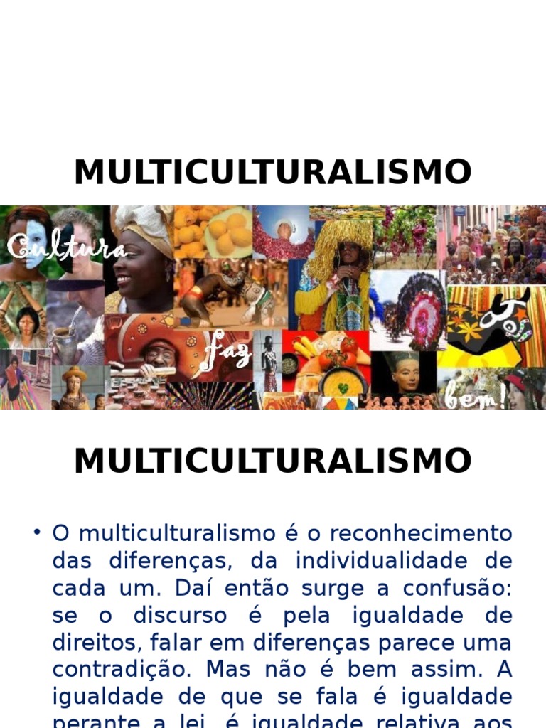 Apresentação multiculturalismo