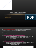 Electro Obtencion 2