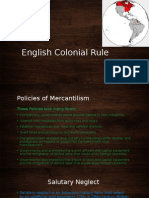 English Colonial Rule