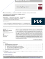 Neurostimulation As An Intervention For Treatment Resistant Depression: From Research On Mechanisms Towards Targeted Neurocognitive Strategies