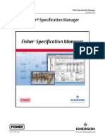 Fisher® Specification Manager Manual PDF