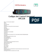 Control Universal URC22B