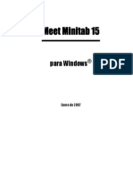 Conozca Minitab 15 Español