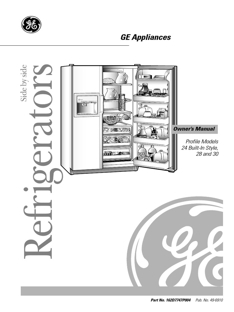 Ge Manual Refrigerator Ac Power Plugs And Sockets