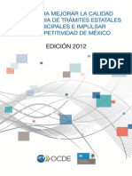 OCDE (2012) Guia Mejora Tramites Estatales y Municipales